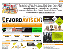 Tablet Screenshot of fjordavisen.nu